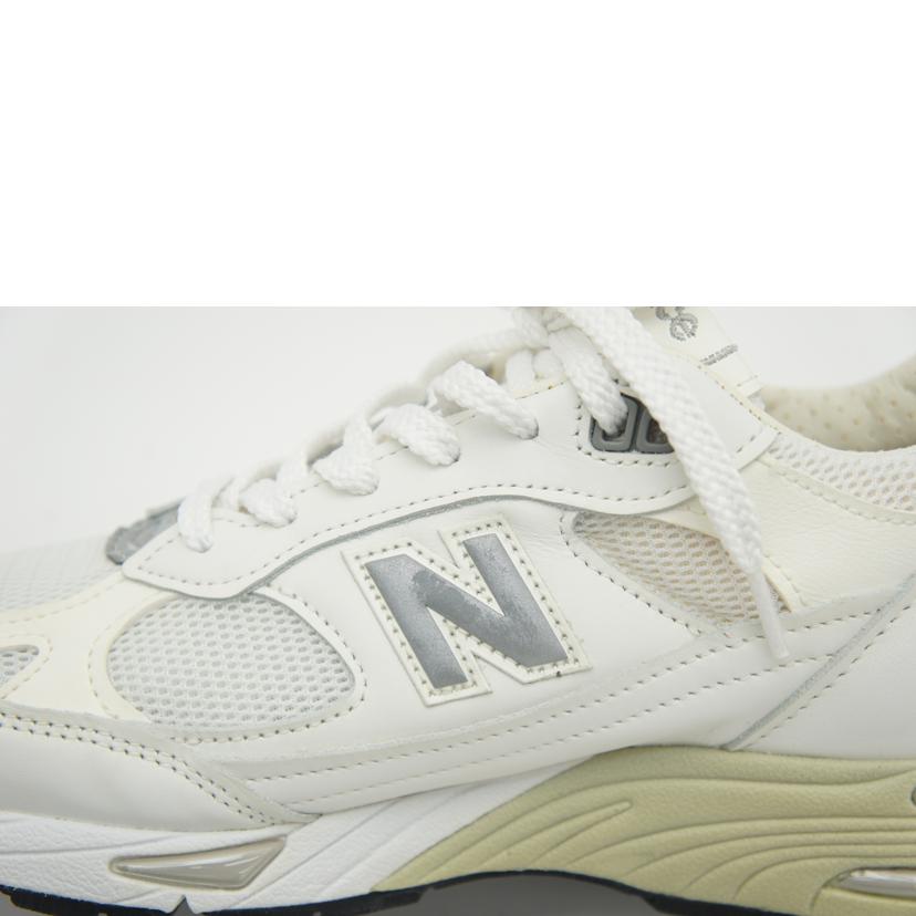NB ニューバランス/991/ミューク/ホワイト/シルバー/M991WHI//サイズ:UK表記8/Aランク/75