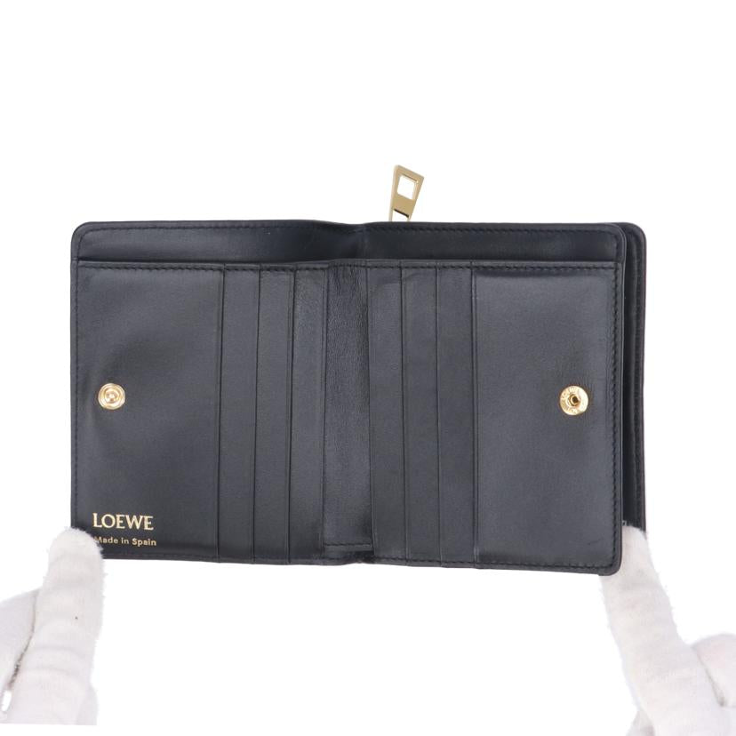 LOEWE ロエベ/リピートエンボスコンパクトウォレット/0010795557//062***/Aランク/91
