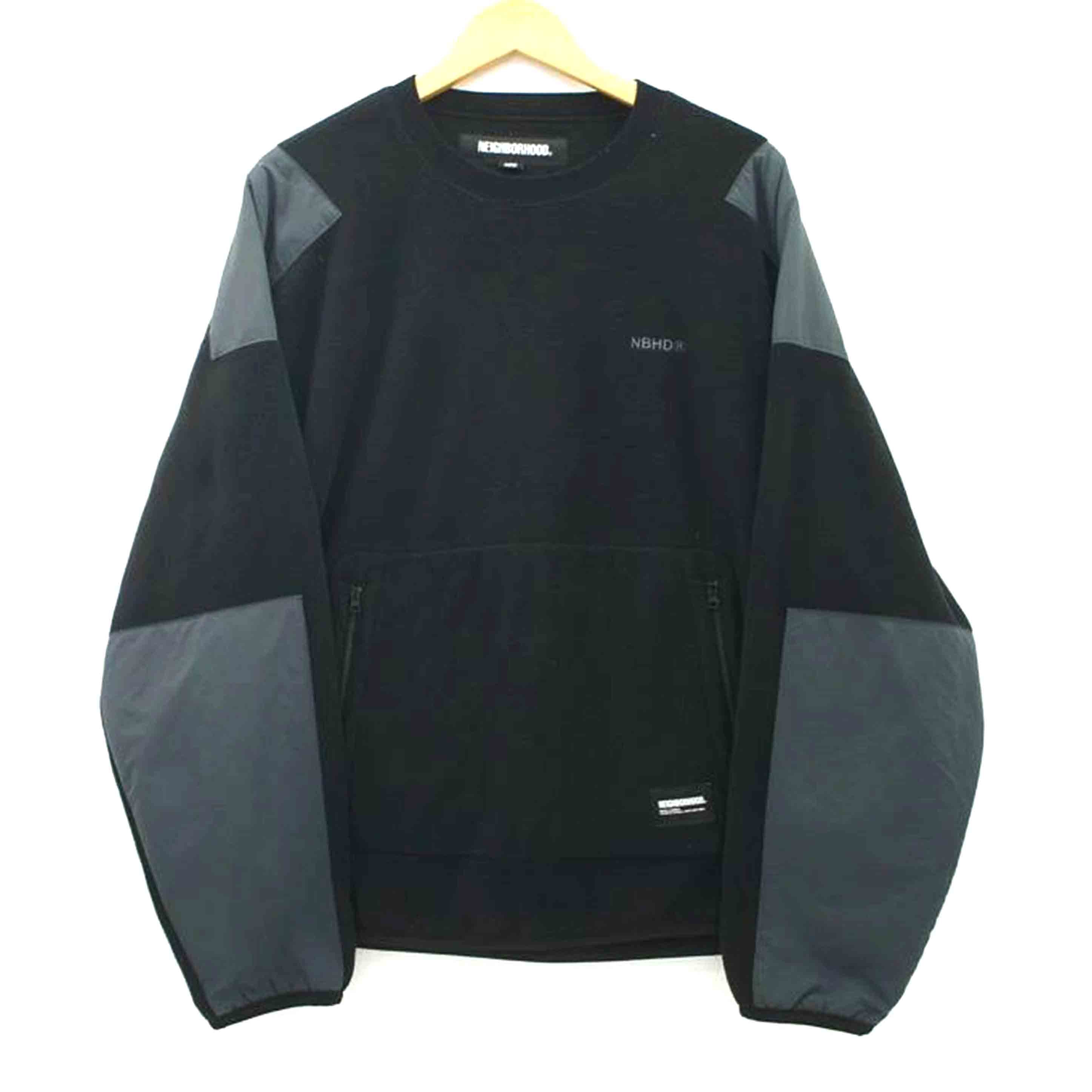 NEIGHBORHOOD ネイバーフッド/フリースクルーネック LS/242UWNH-CSM05//ABランク/71