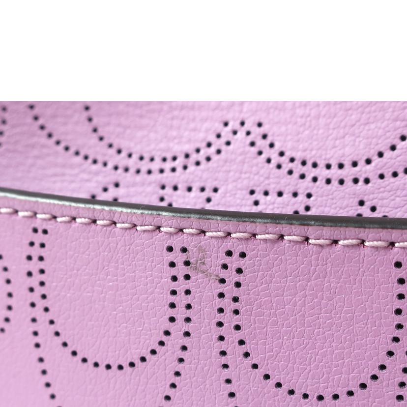 COACH コーチ/ラグジュアリー パフォレイテッド シグネチャーレザーショルダーバッグ ライトパープル/2403//Aランク/65