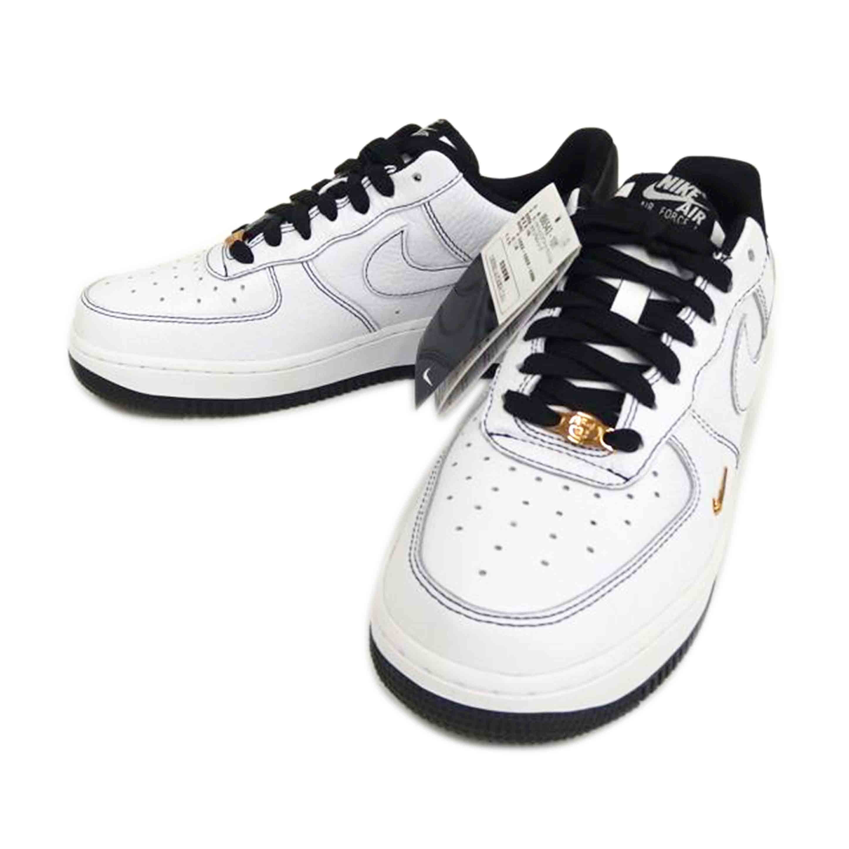 NIKE ナイキ/Women's Air Force 1 07 Mini Jewel White/Metallic Gold/Black/IB6543-101//Aランク/82