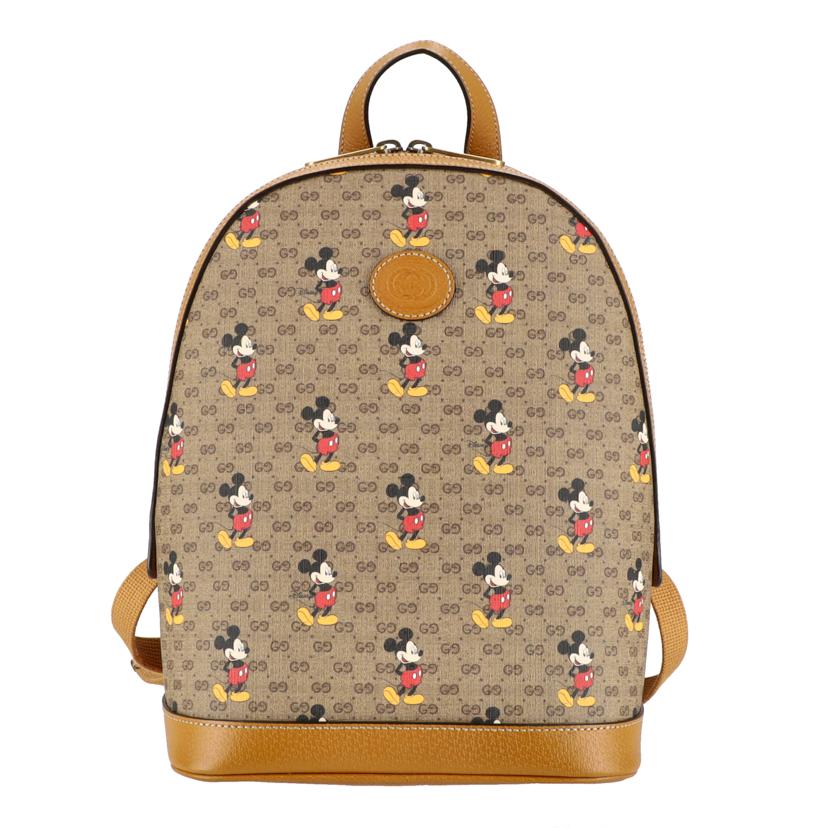GUCCI グッチ/GGスプリーム/スモールバックパック/ミッキーコラボ/552884//493***/ABランク/91