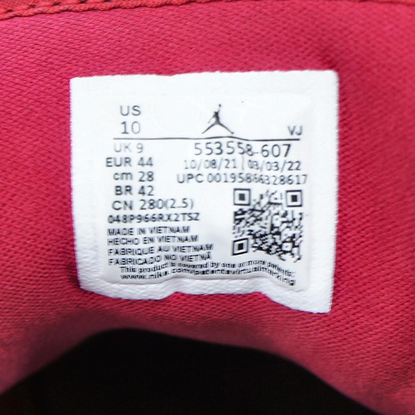 NIKE ナイキ/エアジョーダン1ロー/カーディナルレッド/553558-607//ABランク/93