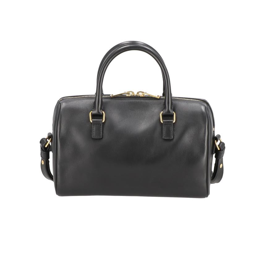 SAINT LAURENT サンローラン/レザーベイビーダッフル2Wayハンド 黒/CLD330958//Bランク/42