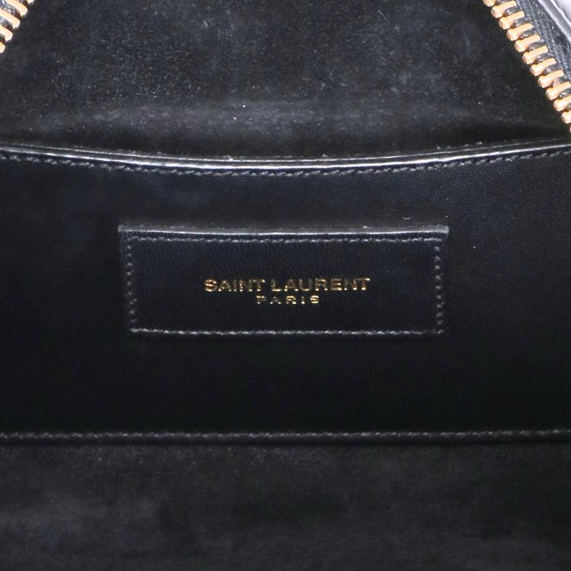 SAINT LAURENT サンローラン/レザーベイビーダッフル2Wayハンド 黒/CLD330958//Bランク/42