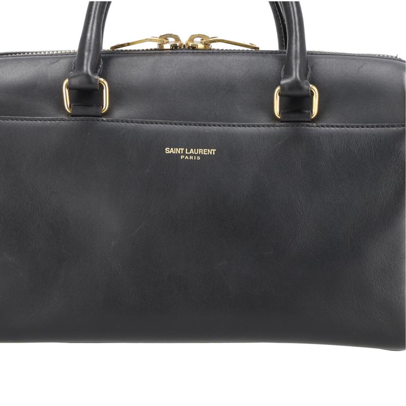 SAINT LAURENT サンローラン/レザーベイビーダッフル2Wayハンド 黒/CLD330958//Bランク/42