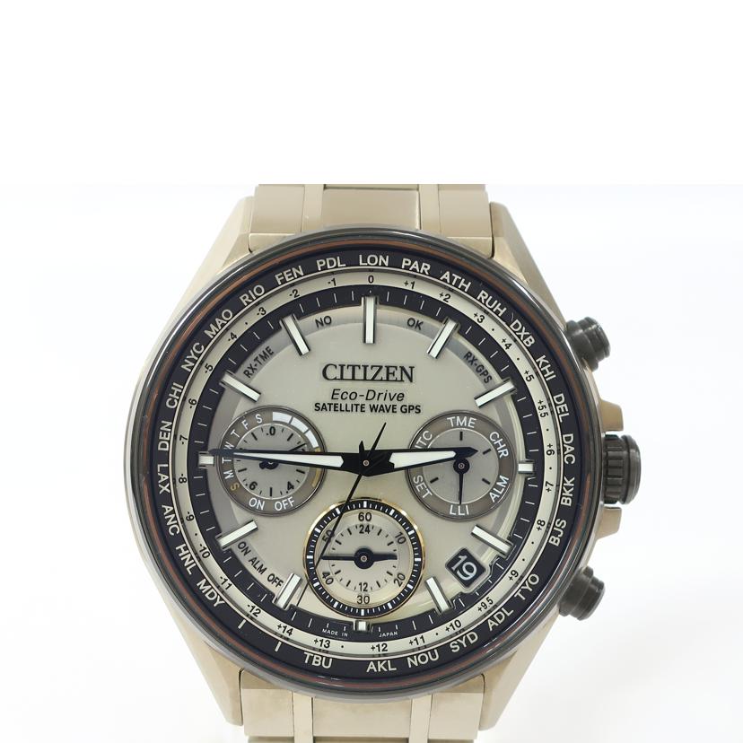CITIZEN シチズン/アテッサ ムーンゴールド 限定モデル ソーラー電波時計/CC4004-66P//951******/Aランク/65