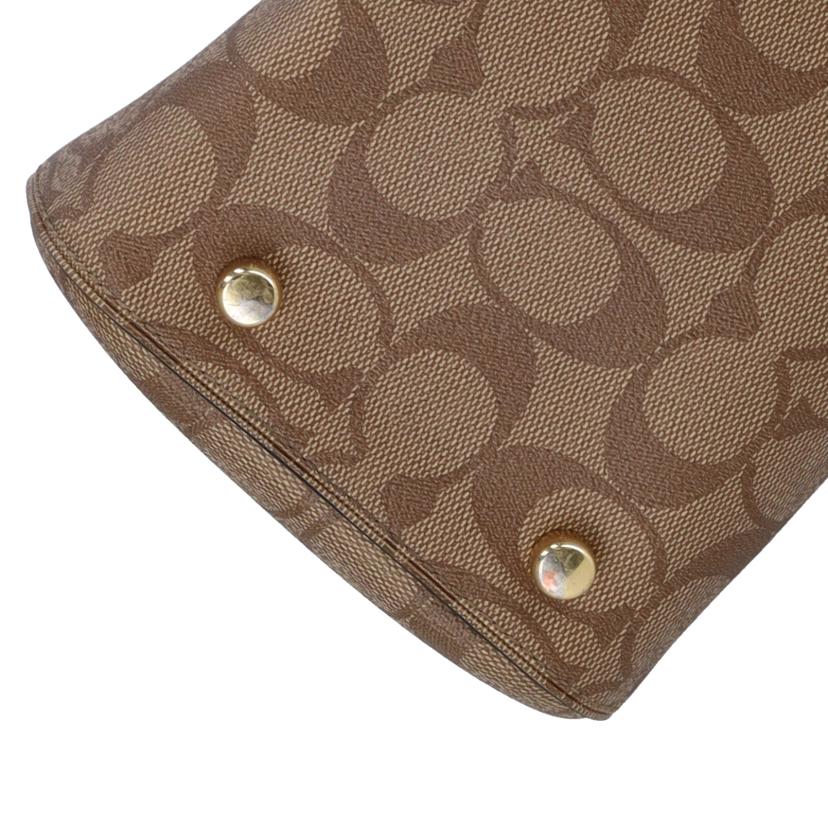 COACH コーチ/ローアンサッチェルシグネチャーキャンバス/F83607//K19**/ABランク/09