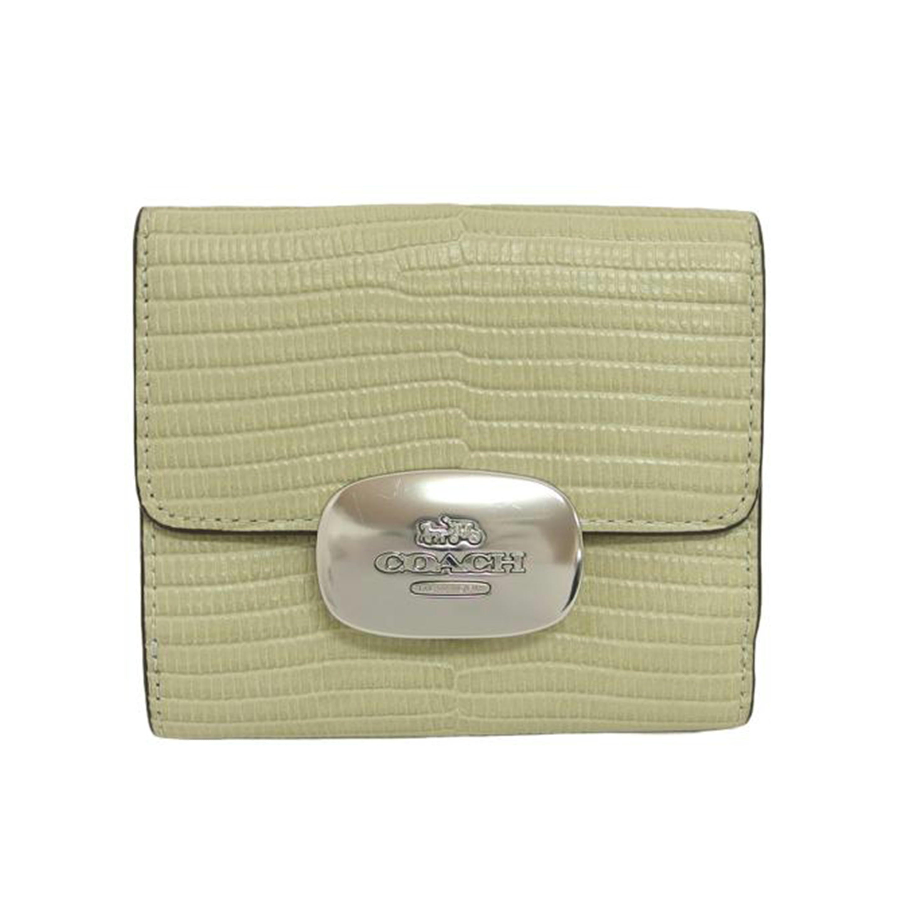 COACH コーチ/リザードレザー/エライザ スモールウォレット/ペールグリーン/CR395//C24**/ABランク/04