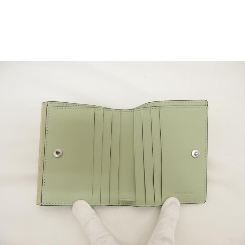 COACH コーチ/リザードレザー/エライザ スモールウォレット/ペールグリーン/CR395//C24**/ABランク/04