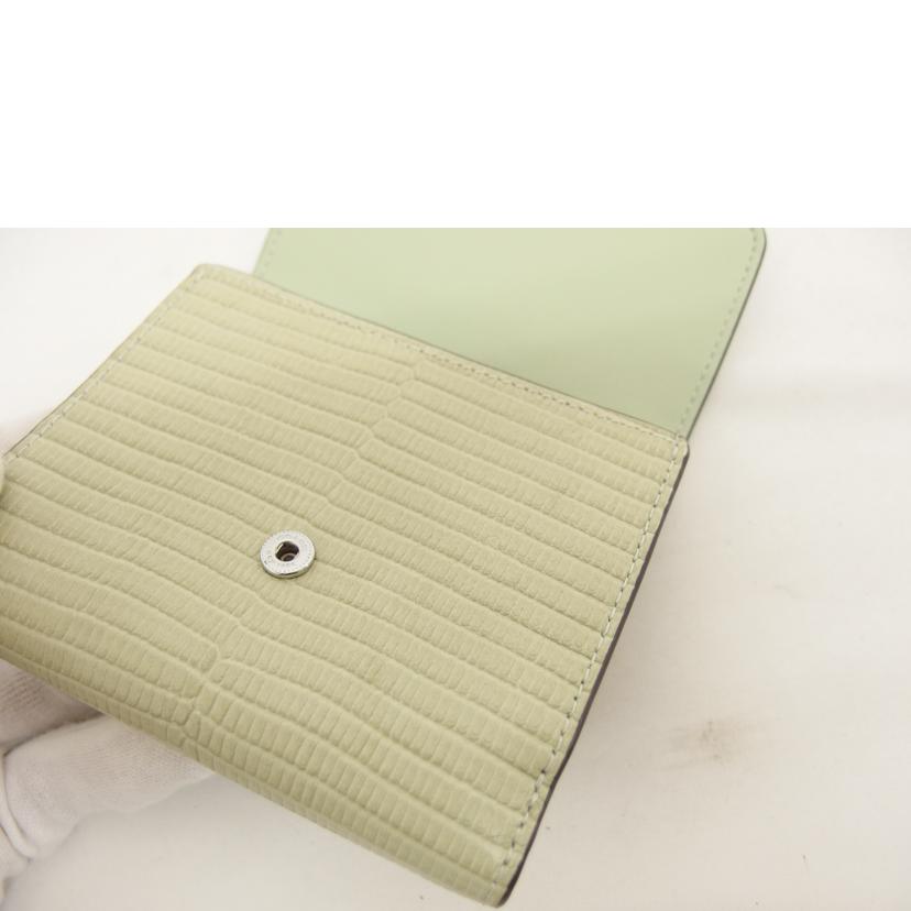 COACH コーチ/リザードレザー/エライザ スモールウォレット/ペールグリーン/CR395//C24**/ABランク/04