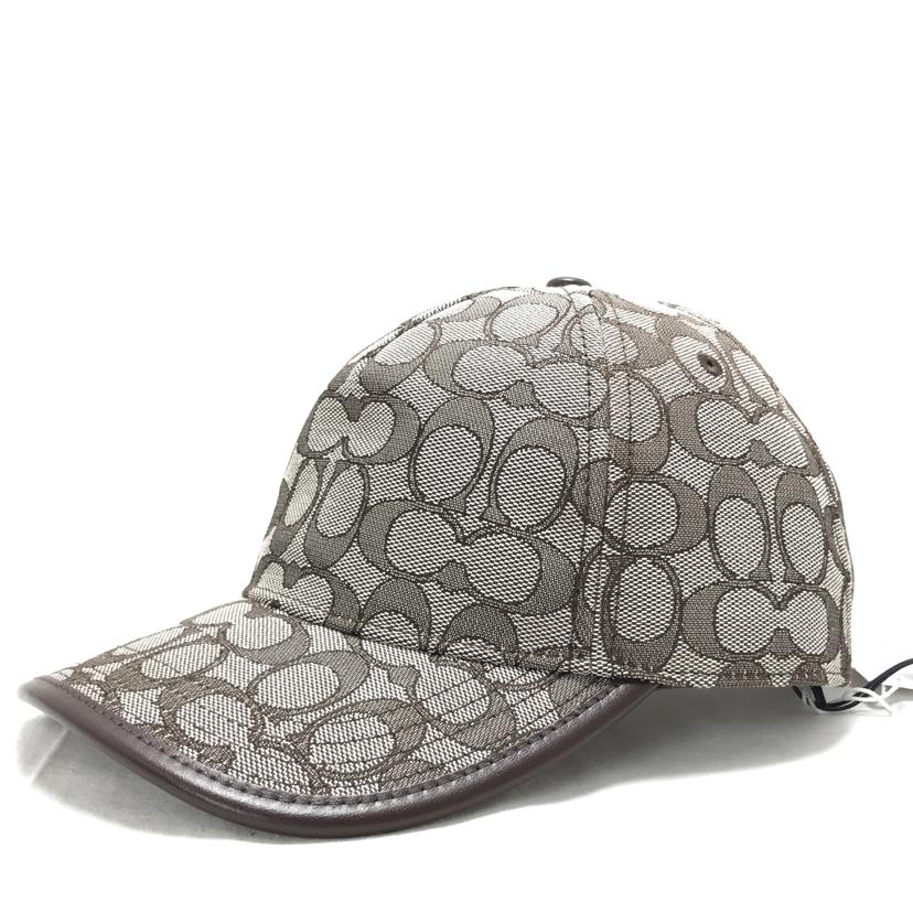 COACH コーチ/シグネチャー ジャガード ベースボールキャップ/C4039//Sランク/51