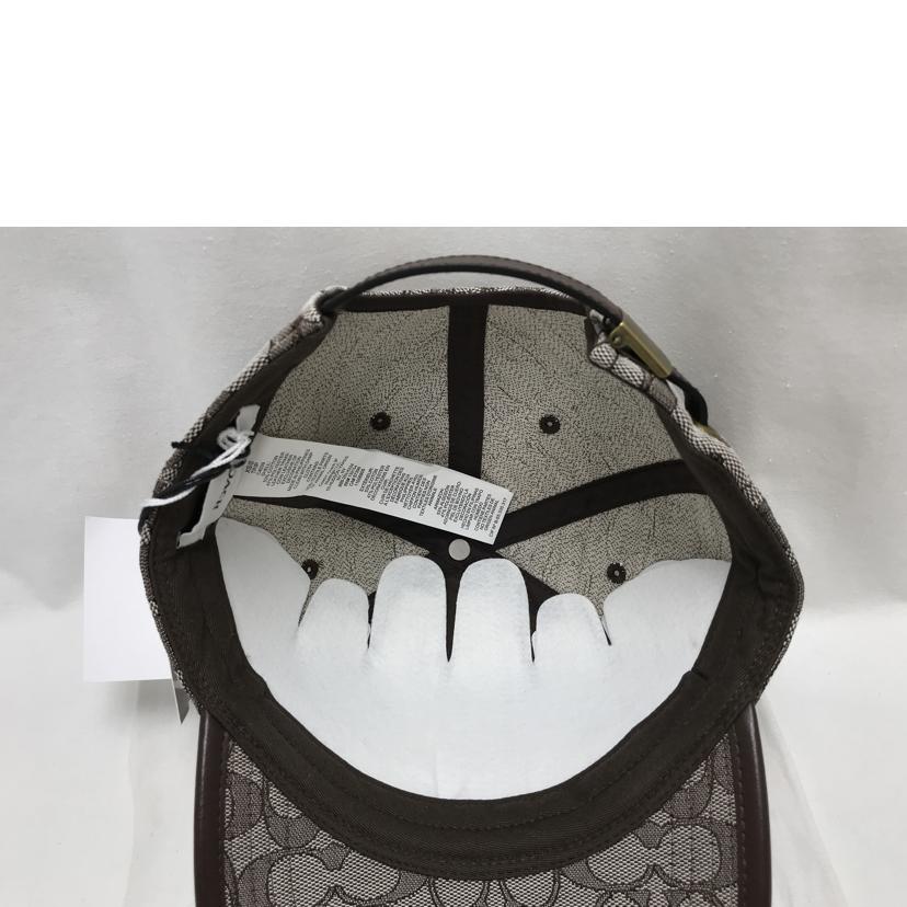 COACH コーチ/シグネチャー ジャガード ベースボールキャップ/C4039//Sランク/51