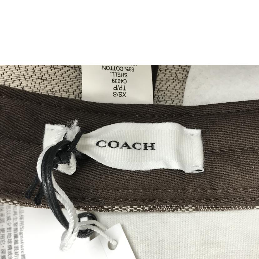COACH コーチ/シグネチャー ジャガード ベースボールキャップ/C4039//Sランク/51