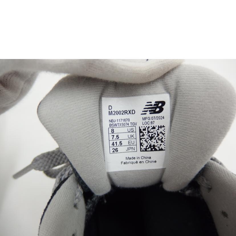 NewBalance ニューバランス/2002R GORE-TEX Black/Gray /M2002RXD//ABランク/82