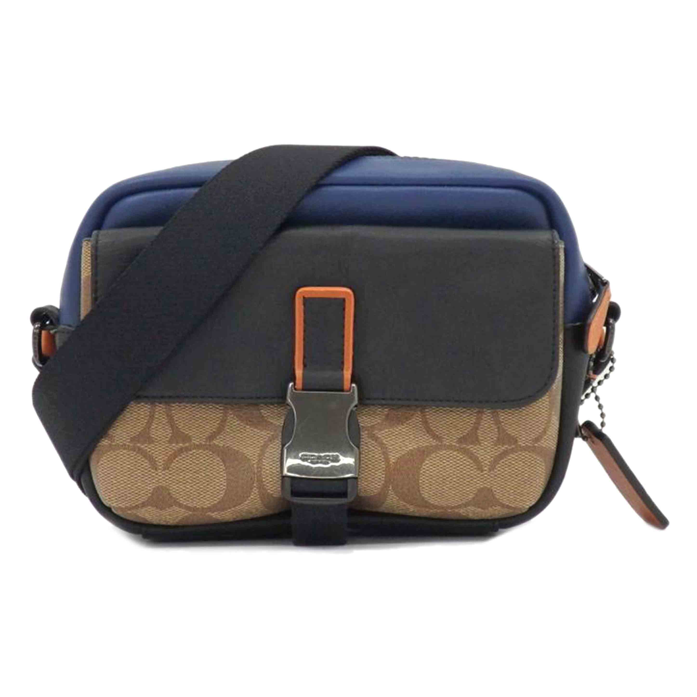 COACH コーチ/カラーブロックトラックポーチクロスボディ/C3136//L20**/Aランク/77