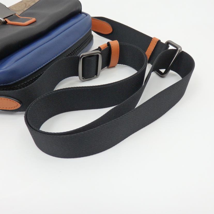 COACH コーチ/カラーブロックトラックポーチクロスボディ/C3136//L20**/Aランク/77