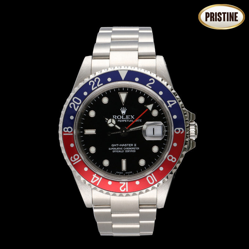 ROLEX ロレックス/GMT-マスターⅡ/青×赤ベゼル/A番/16710//A83**********/SAランク/94