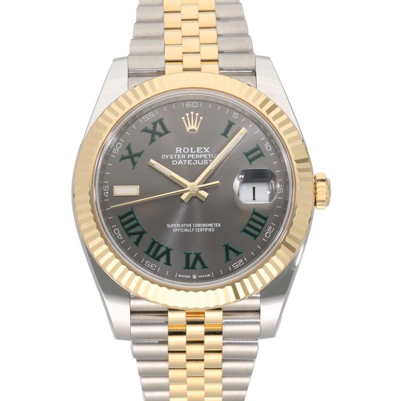 ROLEX ロレックス/デイトジャスト41・スレートグリーン/ランダム番/126333//05N*****/SAランク/75