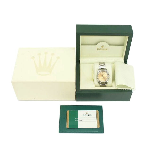 ROLEX ロレックス/オイスターパーペチュアル・ホワイトグレープ/ランダム番/114200//411*****/Aランク/75