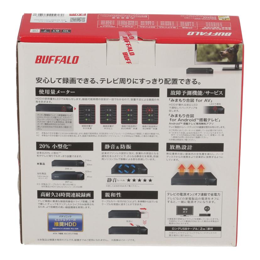 BUFFALO バッファロー /外付けHDD 2TB/HDV-SAM2.0U3-BKA//40486120106392/Sランク/05