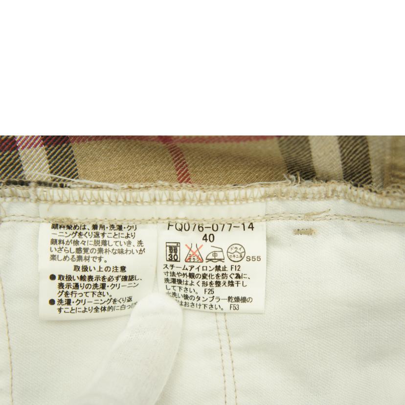 BURBERRY バーバリー/パンツ/ノバチェック柄/FQ076-077-14//Bランク/94