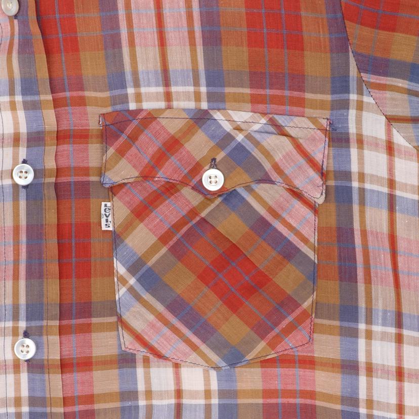 Levi’s リーバイス/70’s/半袖チェックシャツ/USA製/ヴィンテージ//ABランク/82