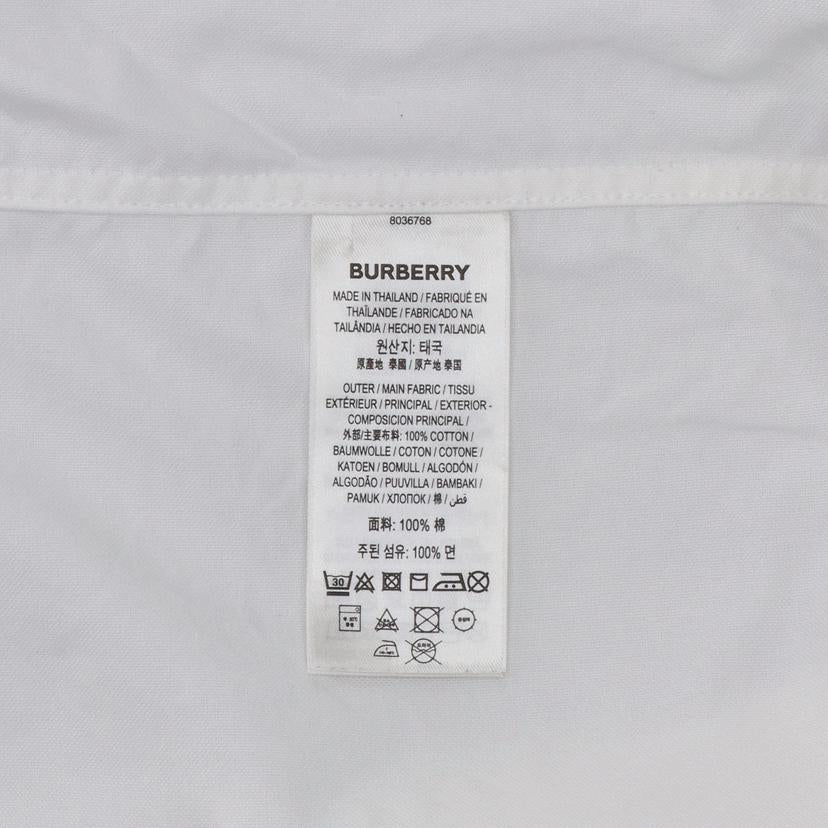 BURBERRY バーバリー BURBERRY シャツ ホワイト ブラック ホースフェリーロゴプリント メンズ サイズ SP 180/92A CH/ホースフェリーロゴプリント ホワイトブラック/THTHAGAR129SAM//8036768/ABランク/37