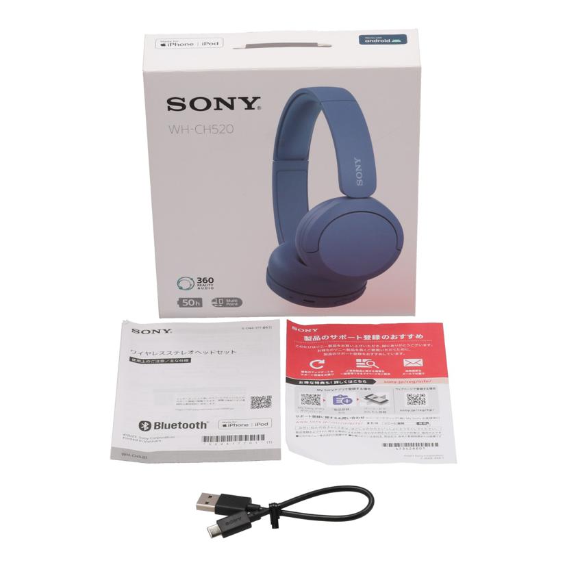 SONY ソニー /ワイヤレスヘッドホン/WH-CH520//S013018795J/Bランク/75
