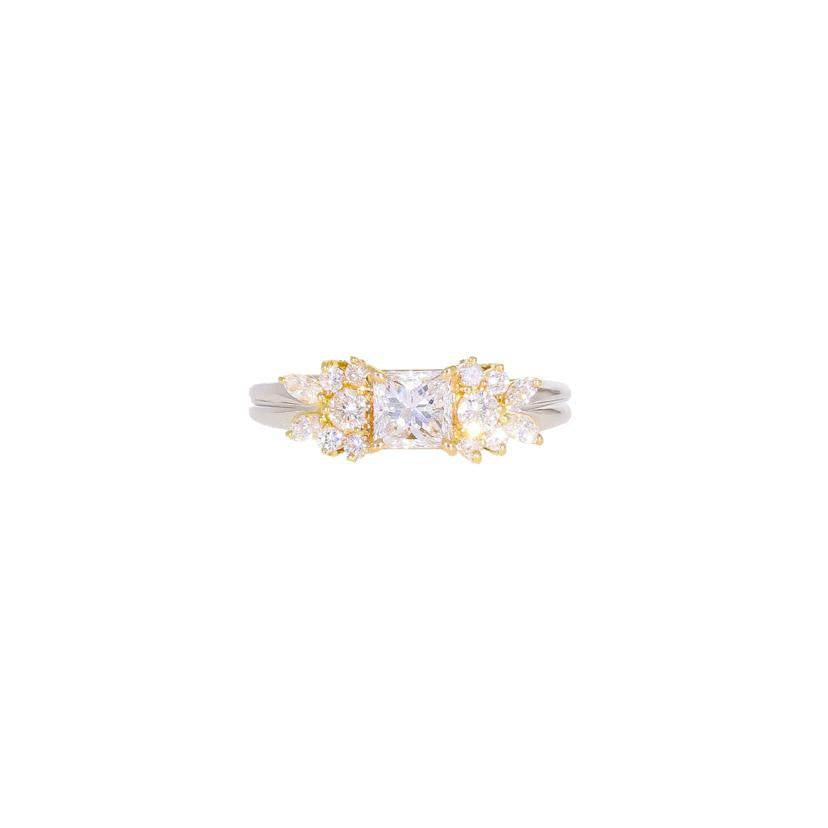 K18Pt900Dリング#11.5/5.6g//D0.63/0.38/Aランク/88