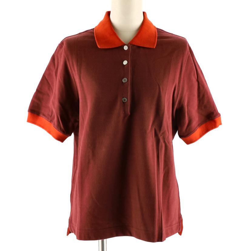 HERMES エルメス/◇セリエボタン バイカラーポロシャツ/ //Aランク/09