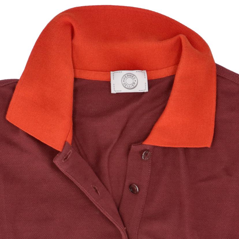 HERMES エルメス/◇セリエボタン バイカラーポロシャツ/ //Aランク/09