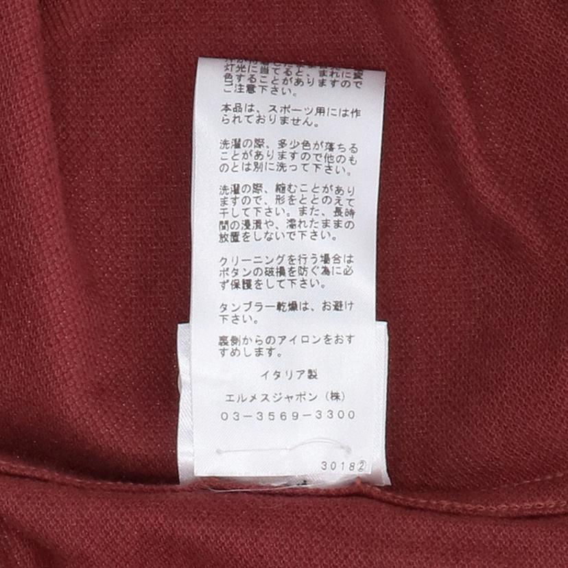 HERMES エルメス/◇セリエボタン バイカラーポロシャツ/ //Aランク/09