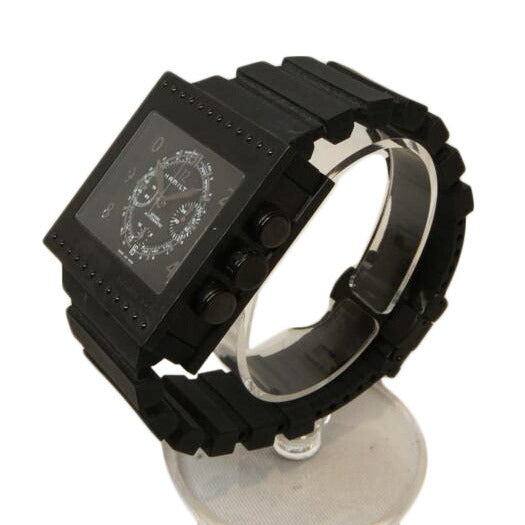 HAMILTON ハミルトン/カーキスクエアクロノグラフオートマ裏スケ/チタンラバー//H79****/ABランク/92