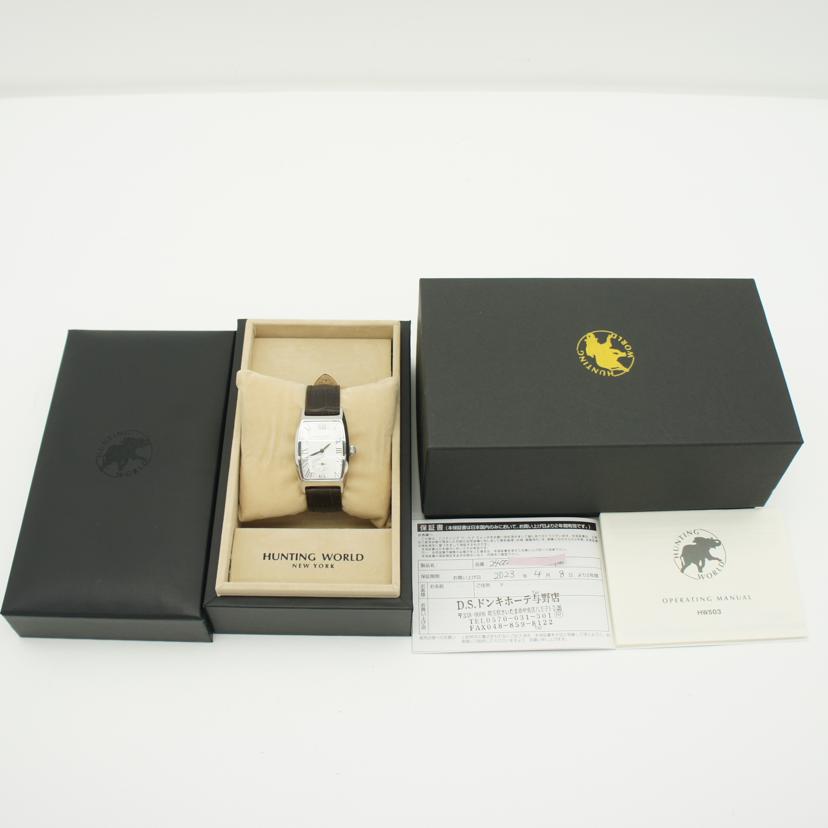 HUNTING WORLD ハンティングワールド/メンズクオーツ/グラントノー/HW503SIDBR//ABランク/93