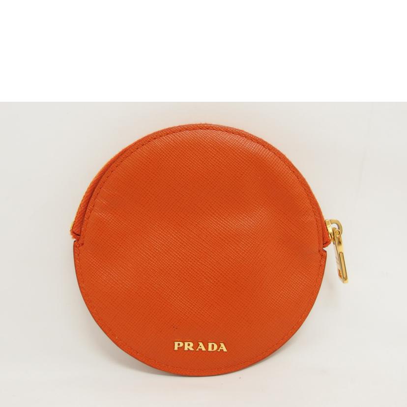 PRADA プラダ/サフィアーノ/フラワーラウンドコインケース/小銭入れ/1M1400//224/ABランク/04