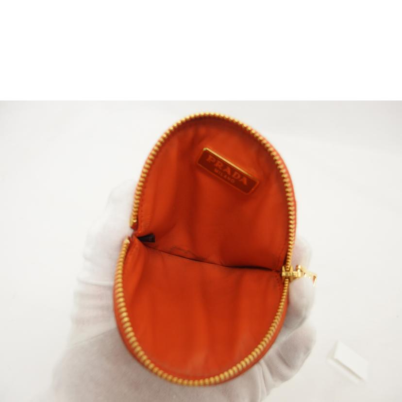 PRADA プラダ/サフィアーノ/フラワーラウンドコインケース/小銭入れ/1M1400//224/ABランク/04