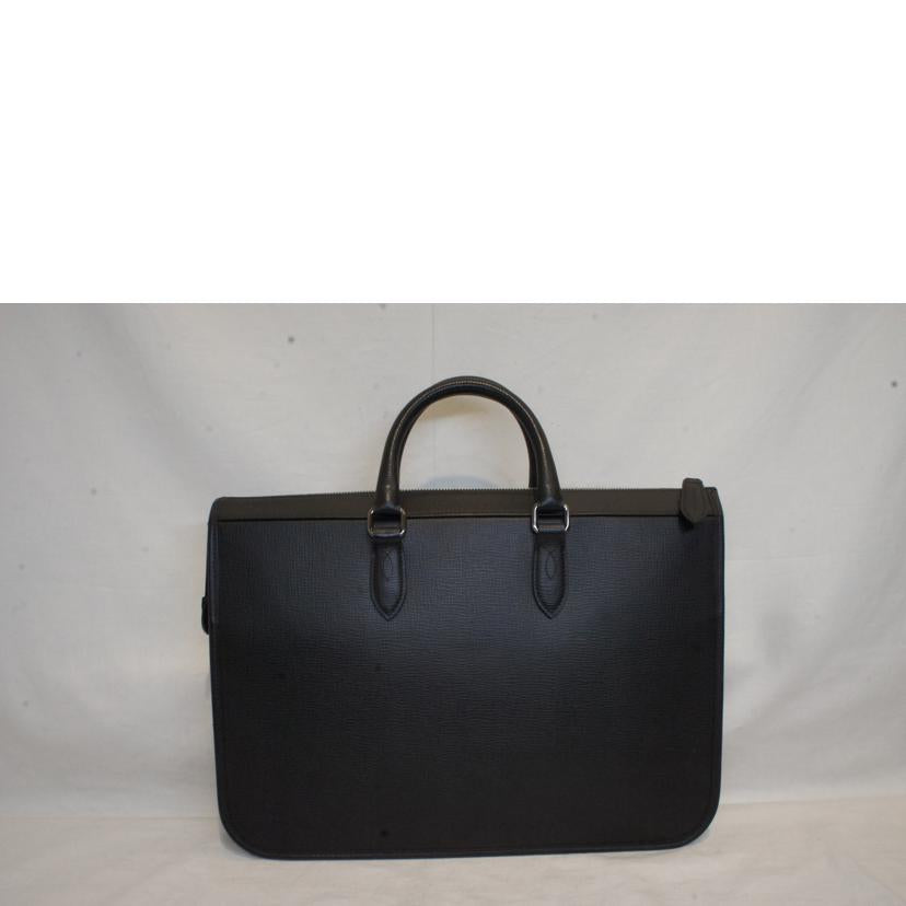 BURBERRY バーバリー/ブリーフケースレザーブラックエンボスチェック//ABランク/92