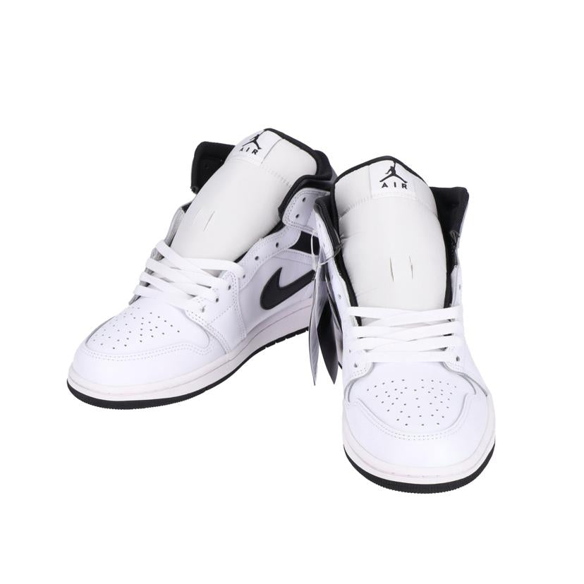 NIKE ナイキ/AIR JORDAN 1 ミッド/ホワイト・ブラック/DQ8426-132//Aランク/93