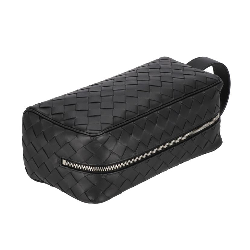 BOTTEGA VENETA ボッテガヴェネタ/イントレチャートセカンドバッグ/ブラック//Aランク/75