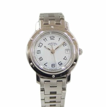 HERMES エルメス/クリッパー/白文字盤/クォーツ/CL4.210//242****/ABランク/82