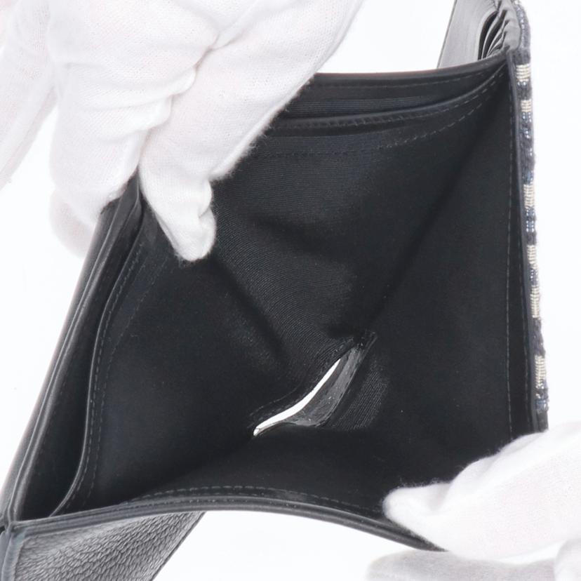 Dior ディオール/Saddle オブリーク2ツ折財布/2ADBC306YKS//12-*******/Aランク/91