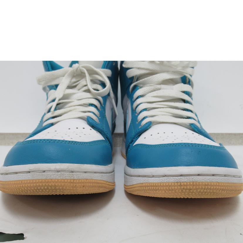 NIKE/エアジョーダン1 Mid Aquatone/DQ8426-400//Bランク/63