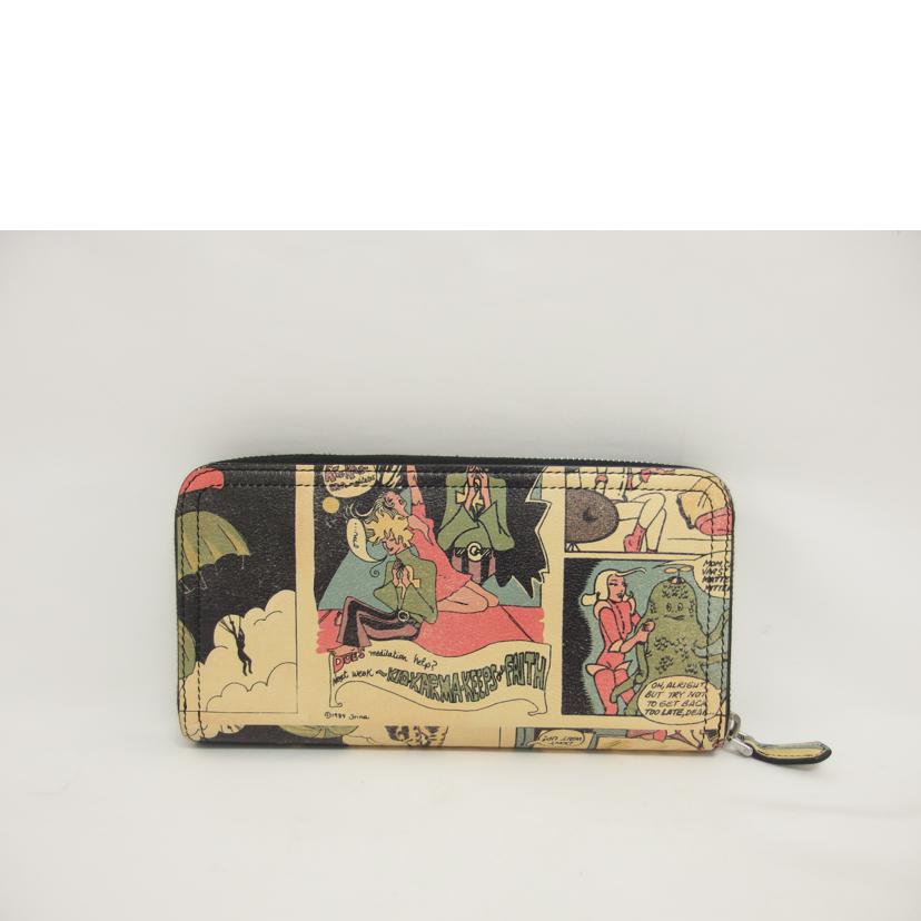 PRADA プラダ/コミックプリント/ラウンドファスナー長財布/1ML506//107*/ABランク/04