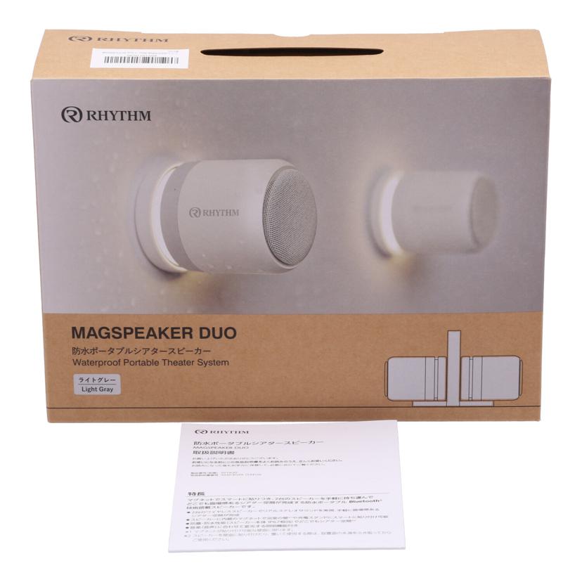 RHYTHM リズム/防水ポータブルスピーカー/MAGSPEAKER DUO//9YYA30RH/Aランク/77