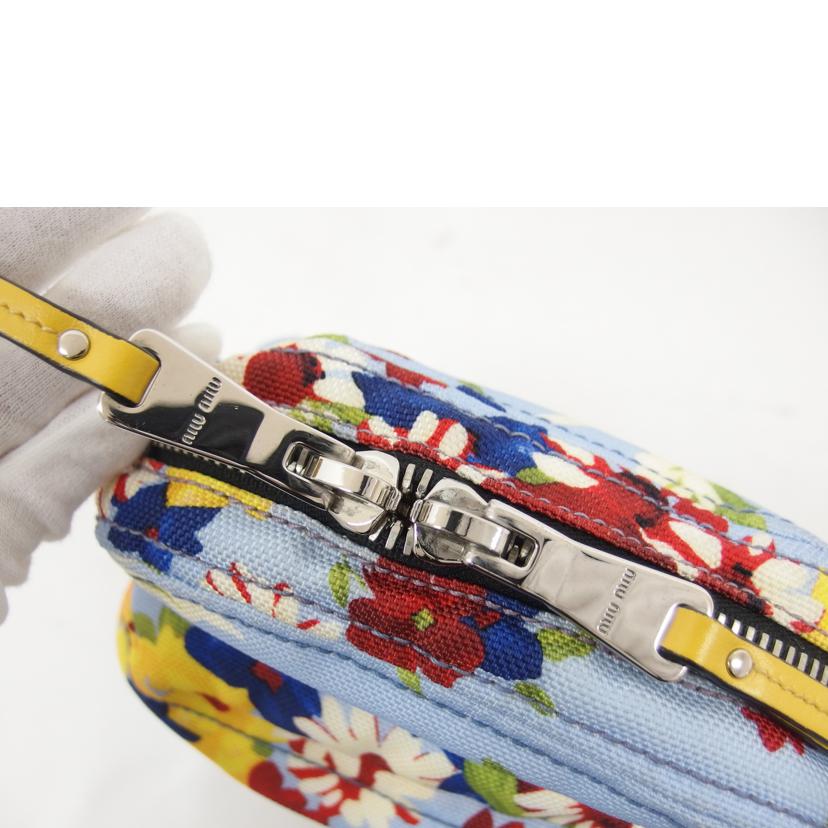 miu miu ミュウミュウ/フラワー柄ショルダーバッグ//56/ABランク/04