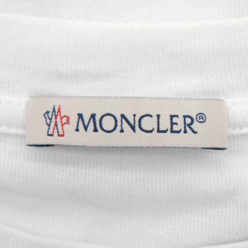 MONCLER モンクレール MONCLER Tシャツ ホワイト/MONCLER Tシャツ(白)/H10918C000438390T//Aランク/37