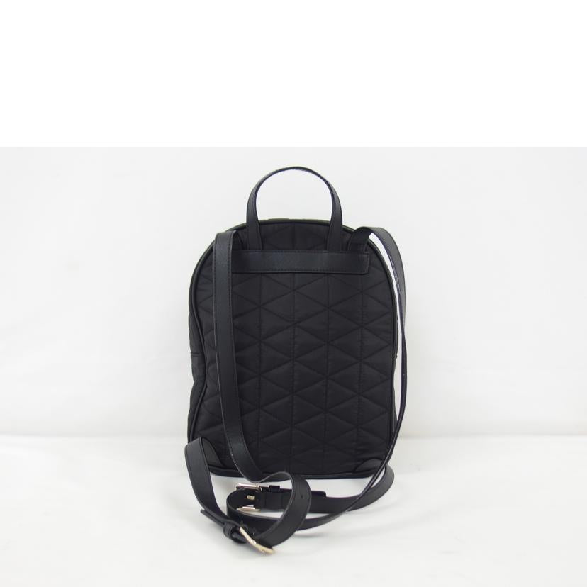 Kate spade ケイトスペード/ナイロンキルティングリュック/ブラック/12T-01044112//Aランク/04
