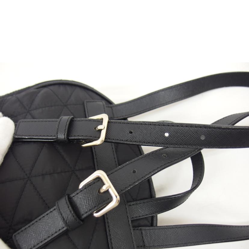 Kate spade ケイトスペード/ナイロンキルティングリュック/ブラック/12T-01044112//Aランク/04