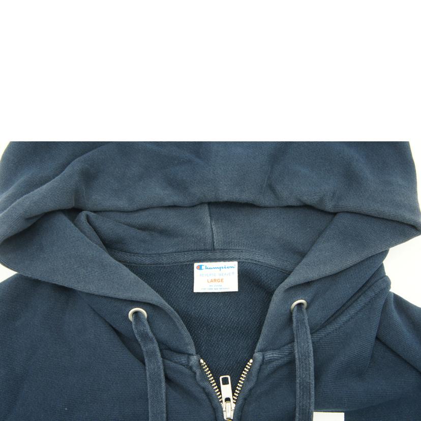 Champion チャンピオン/ジップアップパーカー リバースウィーブ ネイビー//Bランク/42
